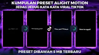 Download KUMPULAN 10 PRESET ALIGHT MOTION KATA KATA TERBARU MP3