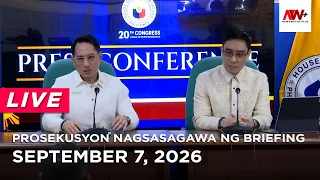 Prosekusyon nagsasagawa ng briefing | NewsWatch Live