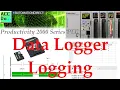 Productivity 2000 PLC Data Logger and Logging