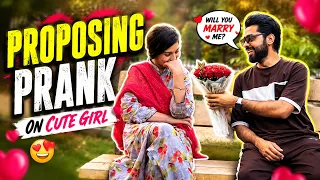 Proposing Prank on Cute Girl || BY AJ-AHSAN ||