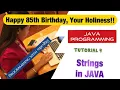 Programming with JAVA Tutorial 4 in Tibetan Language - Strings in JAVA