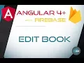 25 EDIT BOOK - Angular 4 with Firebase Material Design