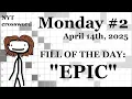 Monday 25 -