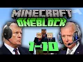 US Presidents Play Minecraft One Block 1-10