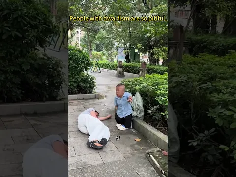 The wife of a 99cm dwarf bullies him #Laugh #Funny #Dwarf #99cm
