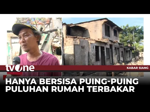 30 Rumah Semi Permanen Ludes Terbakar di Duren Sawit Jaktim