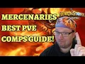 Hearthstone Mercenaries BEST PvE Teams Comps Decks Tier List Guide September 2022