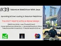 Upcasting Down casting in Selenium WebDriver WebDriver driver new ChromeDriver
