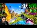 Destroying the RTX 5090 in MINECRAFT - Shaders 4K 8K 16K