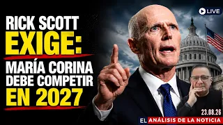 Rick Scott pone a María Corina en el centro: exige que pueda competir en 2027 | El Análisis