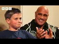 The Rock surprises an extraordinary young fundraiser The One Show - BBC