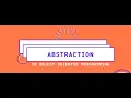 Abstract - Learn Abstraction in Java