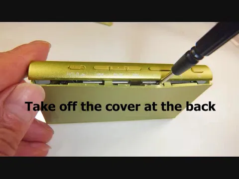 Download MP3 How to take apart a SONY Walkman NW-A35 NW-A36 NW-A37 and change battery