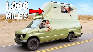 I drove my DOUBLE DECKER van 1,000 miles to Maine!
