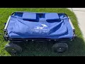 The Lounge Wagon - The Only Wagon That Converts into a 2 Person Chair 3 in1 carts Review
