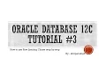 Oracle Database 12c tutorial - How to use Row limiting clause