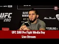 UFC 280 Oliveira vs Makhachev Media Day Live Stream