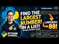 Find the Largest Number in a List using Python Easy Tutorial