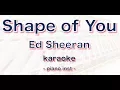 Download Lagu Shape of you - Ed Sheeran - カラオケ karaoke 原曲キー
