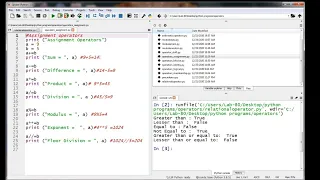 5 Python Operators Arithmetic Relational Assign Logical Bitwise Identity member -