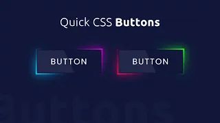 Creative CSS Button Hover Effects Glowing Gradient Border Effects using Html CSS