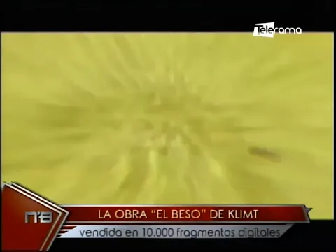 La obra El Beso de Klimt vendida en 10.000 fragmentos digitales