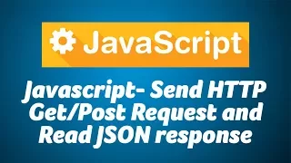 Javascript - Send HTTP Request and Read JSON response