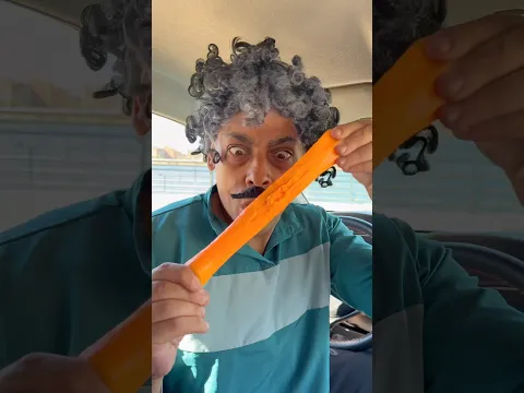 ازاااي البرتقالة المطاط !! 😱😂