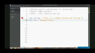 C12 02 Using Regular Expressions in JavaScript Basic Regex Pattern
