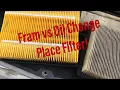 Fram Tough Guard Airfilter Vs Cheapo Lube Filter