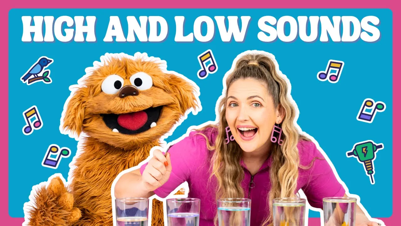 High & Low Sounds 🎵 | Michal’s Music Room | Preschool Music Learning with Moe (Ages 2–7)