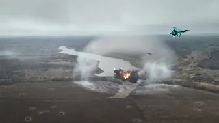 fab 3000 bombing attack dozens of ukrainian armored vehicles destroyed near popovka