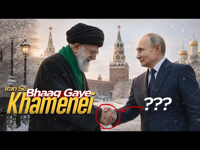 ⁣Khamenei's Exit Plan? Iran Leader 'Ready to Flee' to Russia as Protests Rage