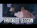 Download Lagu 「Nightcore」→ favorite lesson (Lyrics) by yaeow