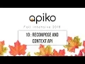 Apiko Fall Intensive 2018 - Lesson 10 Recompose and Context API