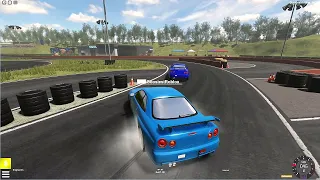 This is what Roblox drifting looks like