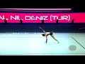 Download Lagu BAL Nil Deniz (TUR) - 2021 Aerobic Worlds, Baku (AZE) Qualifications Individual Women