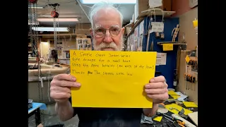 16 March 2024  An experimental, small boat, speed limiting, square cube butterfly drogue