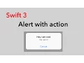How to create an Alert with action Swift 3 Xcode 8 2 1
