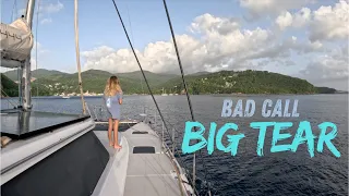 We Left in the Wrong Weather… Then Ripped Our Sail!