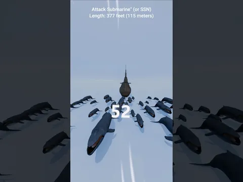 Nothosaurus Pulling A Nuclear Submarine vs Blue Whale Pulling A Nuclear Submarine