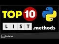 Python Lists The TOP 10 List Methods for Python
