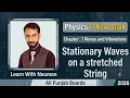 Stationary waves on a stretched string Chapter 7 Waves and Viberations Physics 11