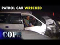Crashing Into Chaos Drunk Driver Wrecks Harris County Patrol Car Cops TV Show