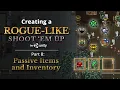 Creating a Rogue-like like Vampire Survivors in Unity Part 8 Passive Items and Inventory