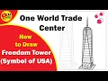 How to Draw Freedom Tower LBADrawings