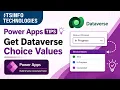 Power Apps Tips Get Dataverse Choice Values