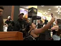 Travis Scott visits LSU for the launch of his new clothing collection