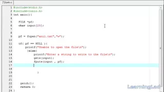 41 fputs File Handling Function in C Programming Tutorials