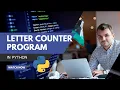 Python Mini-project Letter Counter Program